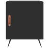 Nightstands 2 Pcs Black 40 X 40 X 50 Cm Engineered Wood