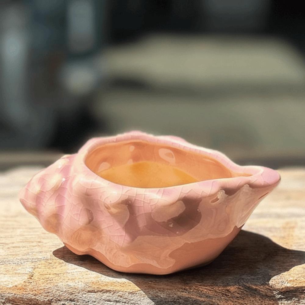 

Small Conch Flowerpot Small Capacity Succulent Flowerpot New Gardening Supplies Indoor Decor фіолетовий