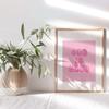 Pink Preppy Christian Wall Decor - God is Good Aesthetic Wall Decor for Women, Woman, Teen Girls - Vintage Retro Religious Gifts - Funky Chic Home