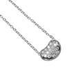 TIFFANY&Co. Bean Necklace Pt950Platinum/diamond 4.1g Women Used