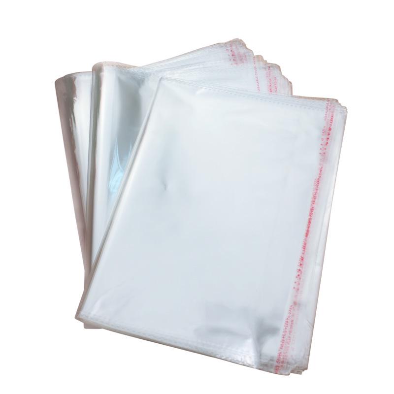Selbstklebende transparente OPP-Tasche mit Kartenkopf für Kleidung und Socken