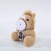 Cartoon Horse Year Key Ring 13cm Pony Pendant Portable Zodiac Pony Figurine  Girls Accessories