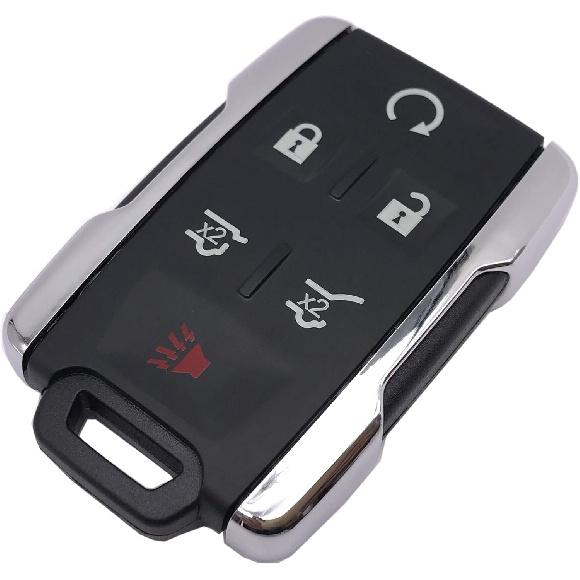 Smart Key Fob Case Shell Fit for Chevy Tahoe Suburban / GMC Yukon 2014 2015 2016 2017 M3N-32337100 Keyless Entry Remote Control Car Key Fob Cover