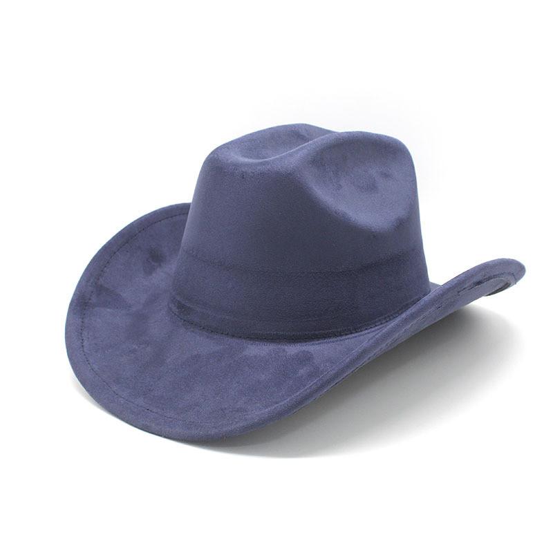Traditional Style Wool Felt Cowboy Hat With Wide Brim For Men And Women