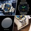 Binbang Luminous Skeleton Waterproof Quartz Men's Watch