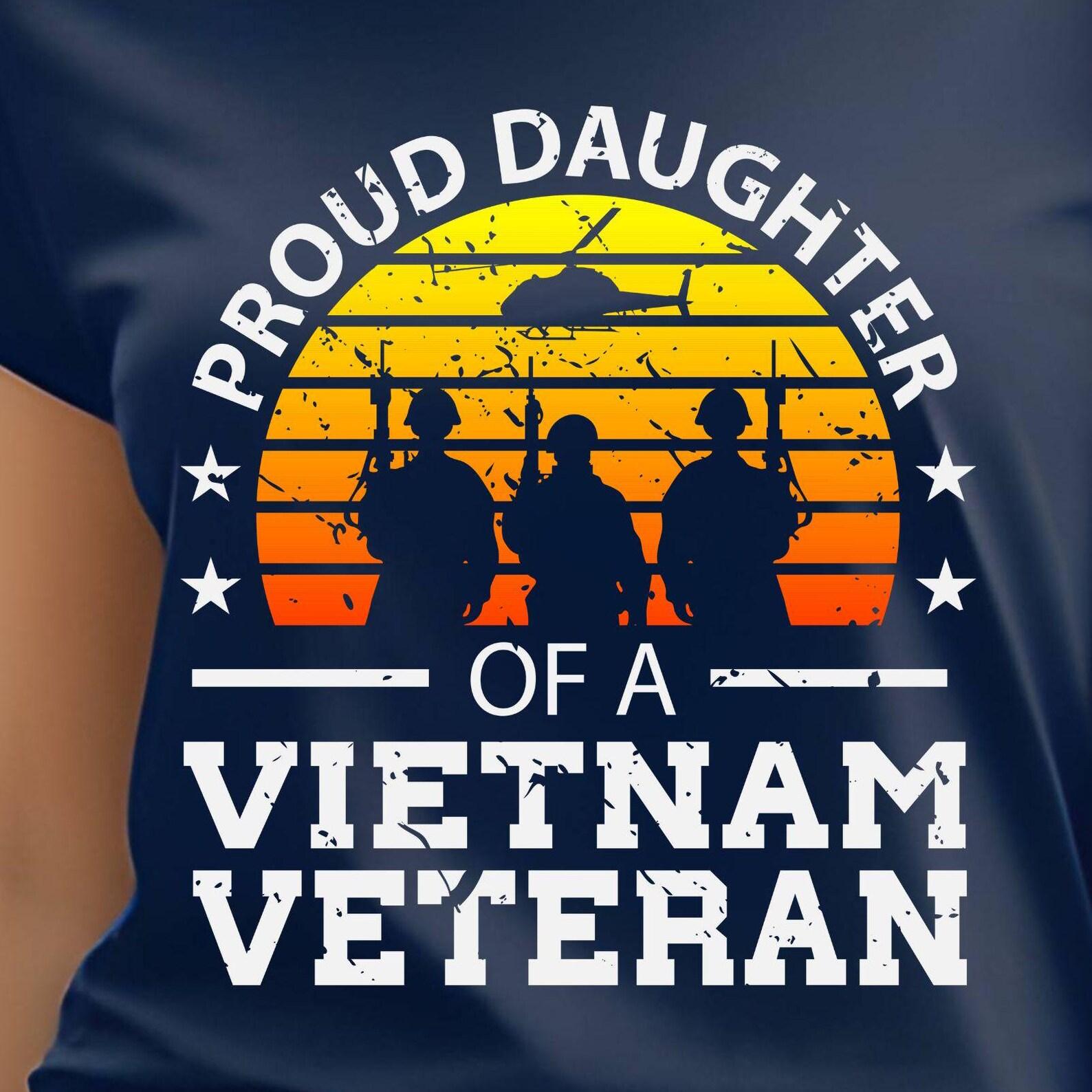 Proud Daughter of a Vietnam Veteran Tee - Supportive Gift, Veteran s Day, Family Love, Military Pride, Unisex Apparel L