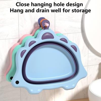 Gezicht Wassen Gladde Textuur Praktisch Ophanggat Ontwerp Cartoon Dinosaurus Kinderen Baby Badkuip Baby Wasbak