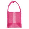 1 Pc Soild Color Beach Net Bag Large Capacity Multifunctional Single Shoulder Mesh Storage Bag For Beach Outdoor Travel Storage Bag