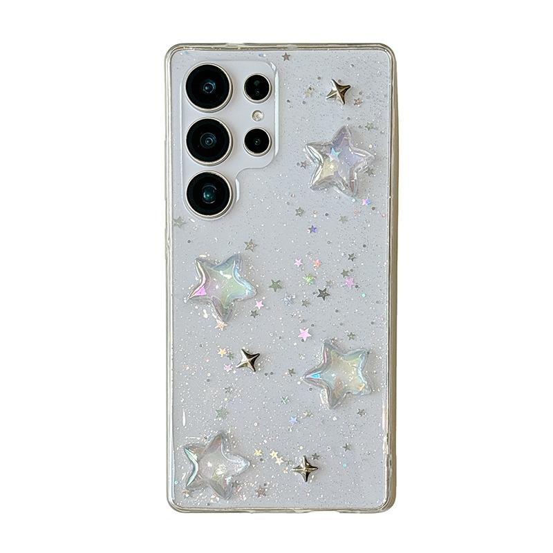 Rhinestone Bow Mobile Phone Case Is Suitable For Samsung S25Ultra Pearl S24 Fishtail S23 Glitter Light Luxury