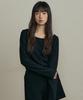 Lingseoul Essential Boat Neck Top-Black