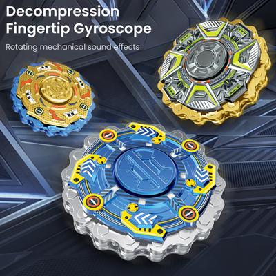 Fingertip Spinner Hand-Auge-Koordination Leichtgängige Lager Beidseitig Drehbar Mechanischer Soundeffekt Dekompressionsspielzeug