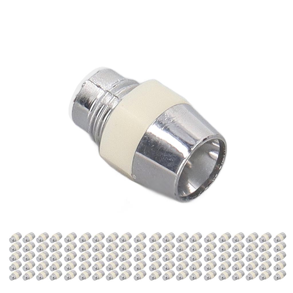 100 Sets LED Holder 5mm Plastic Light Emitting Diode Panel Mount Clip Accessory Set Kit