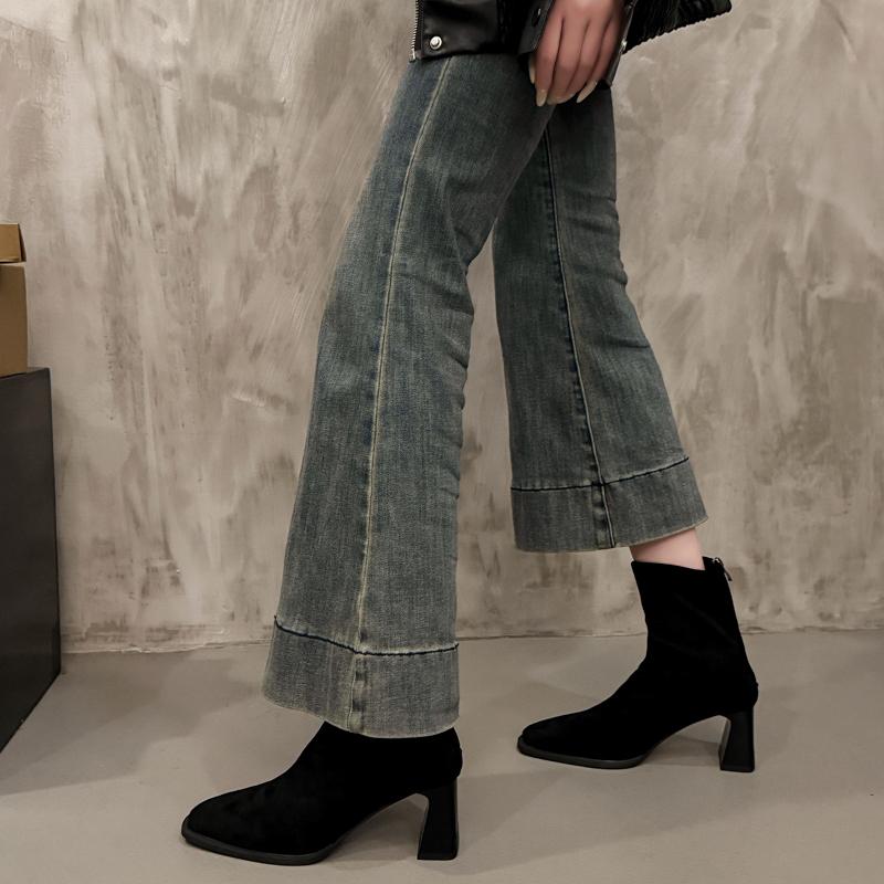 Fashion Fashionable New Sexy Suede Casual Work Boots Winter Comfortable Zipper Banquet Elegant High Women's Boots