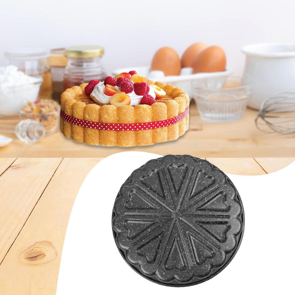 Aluminium Alloy Cake Pan Nonstick Convenient Decoration Novelty Cake Pan for Valentines Christmas Birthday Wedding Holiday