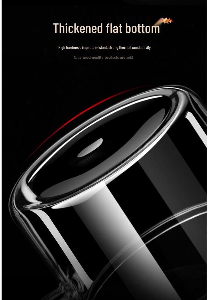 Jidu High-Temperature Resistant Borosilicate Glass Soup and Stew Pot for Gas Flame Cooking