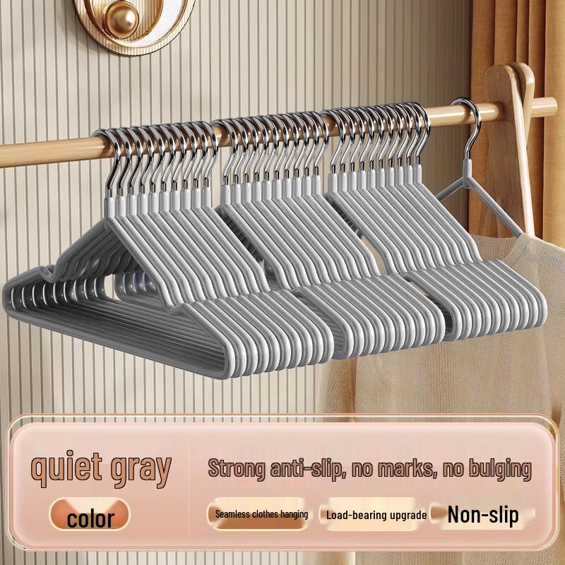 YIXI Non-slip Extra Thick Adult Hangers (10-Pack)