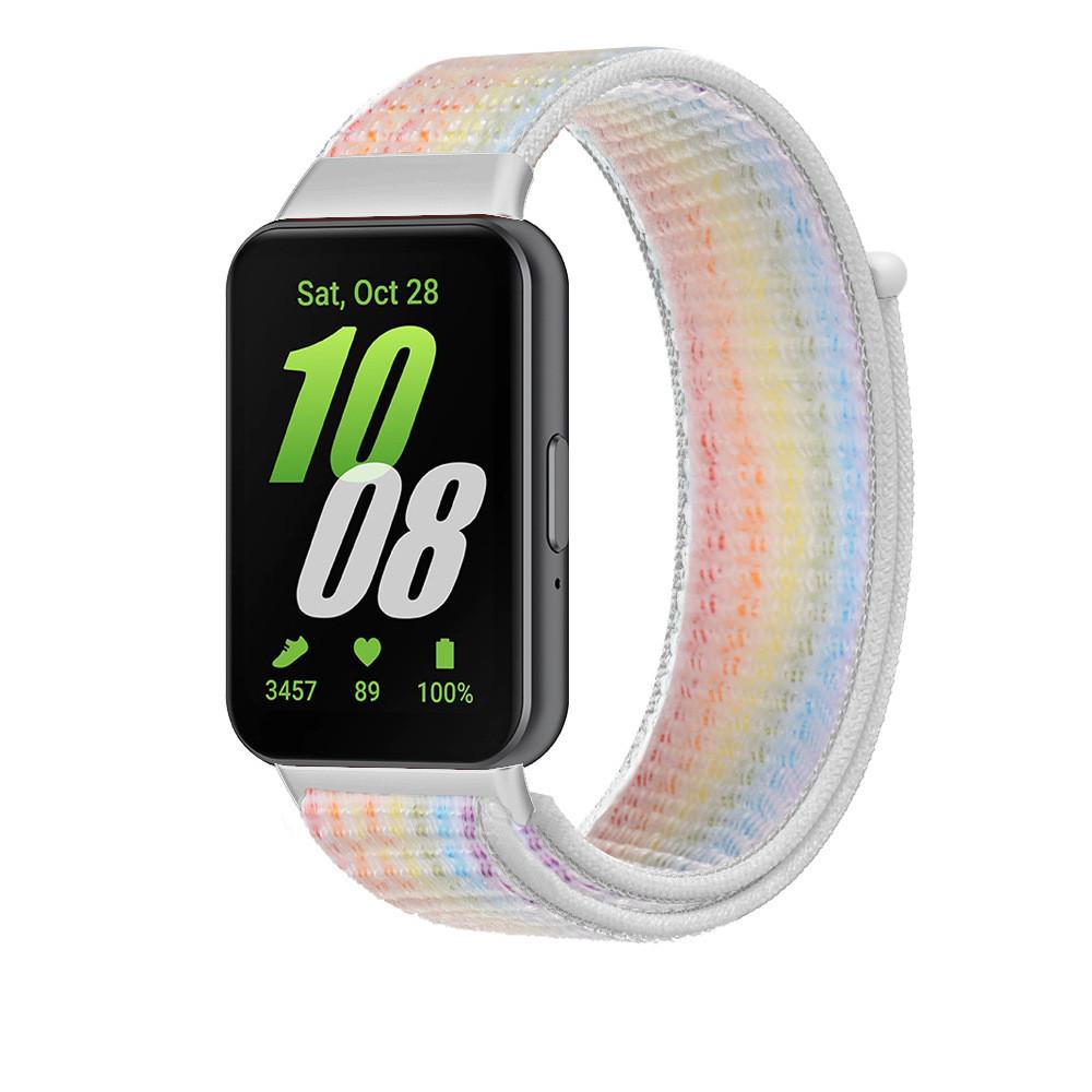 Nylonový pásek pro Samsung Galaxy Fit 3 Nastavitelný elastický náramek s poutkem na hodinky pro Samsung Galaxy Fit3 Náhradní pásek