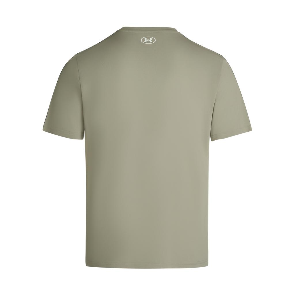 Under Armour Tech Taping Lightweight Breathable Soft Comfortable Training Running Solid Color Simple Logo Short Sleeve T-Shirt Men Tops 6012356-203