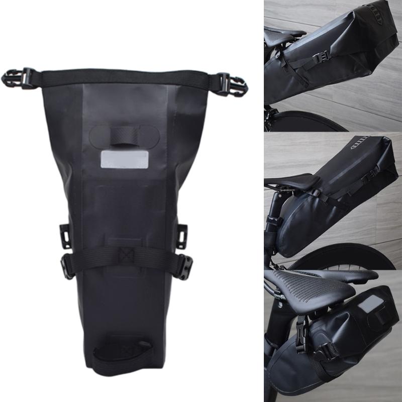 2.5L Bicycles Trunk Bag Saddles Seats Bag Carriers with Reflectors Watertight Bicycles Bag for Bicycles Rear Rack