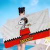 Asciugamano da Bagno Cane Carino S-Snoopy Microfibra Morbido Assorbente Traspirante Per Bambina Bambini Asciugamano da Spiaggia Decorativo Cartoon