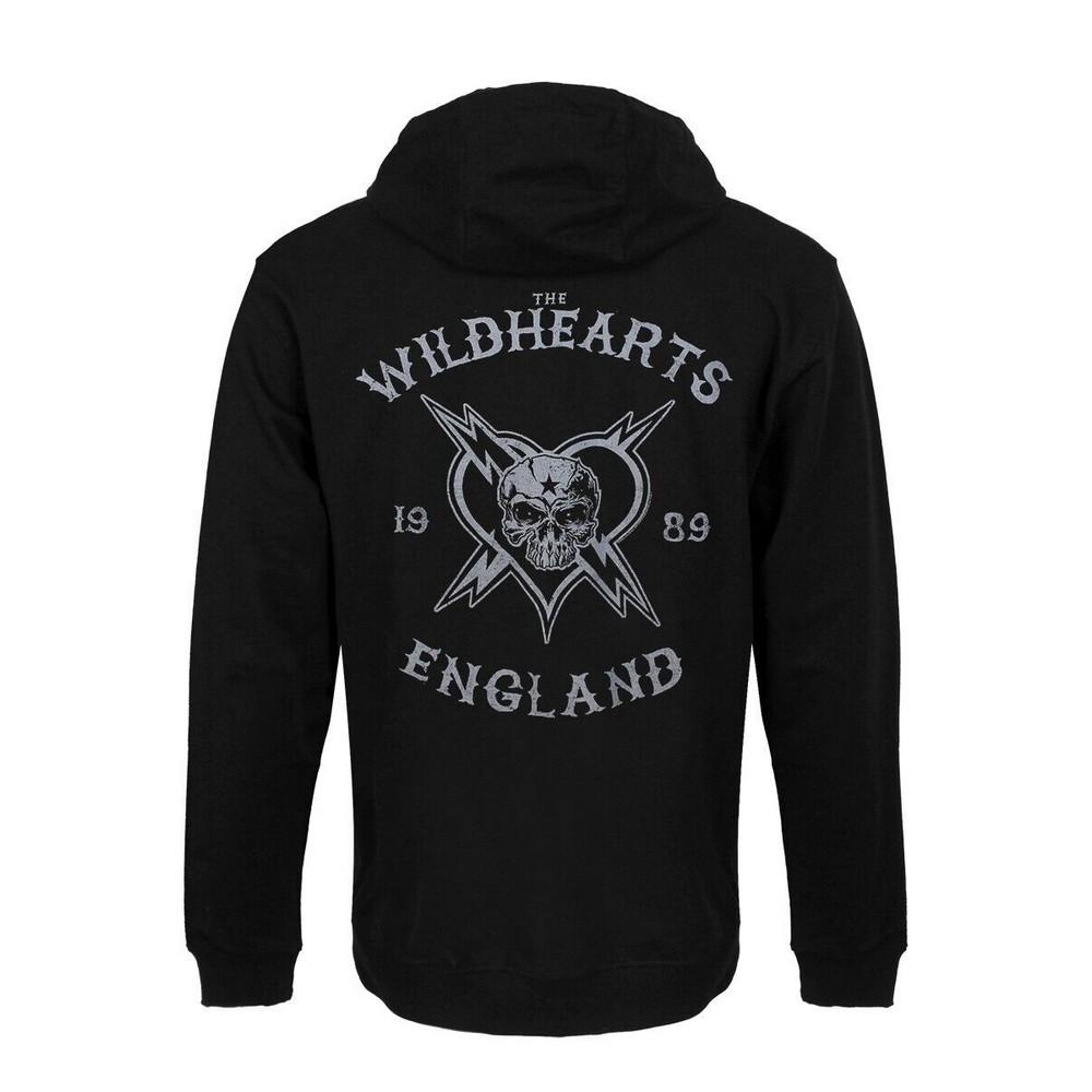 The Wildhearts Unisex Adult England 1989 Full Zip Hoodie