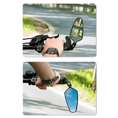 Cycling Mirror 360 Rotation Flexible 17.4-22mm Bike Handlebar Mirror Handlebar End Mirror Bicycle Rearview Mirror Rearview Mirro