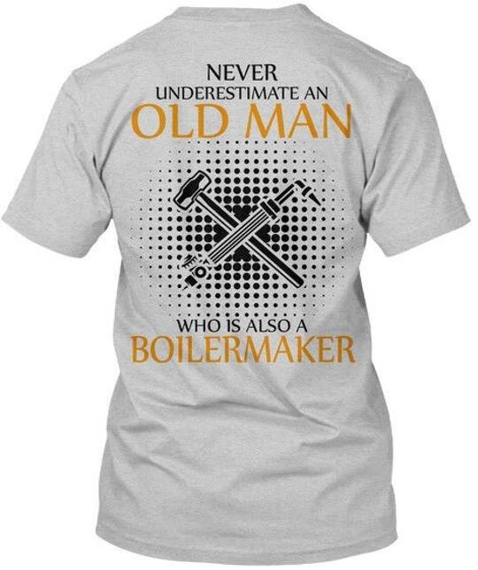 

Boilermaker 100% Cotton T-shirt Mens Tees Top Made in the USA T-Shirt Tee Top Unisex XL