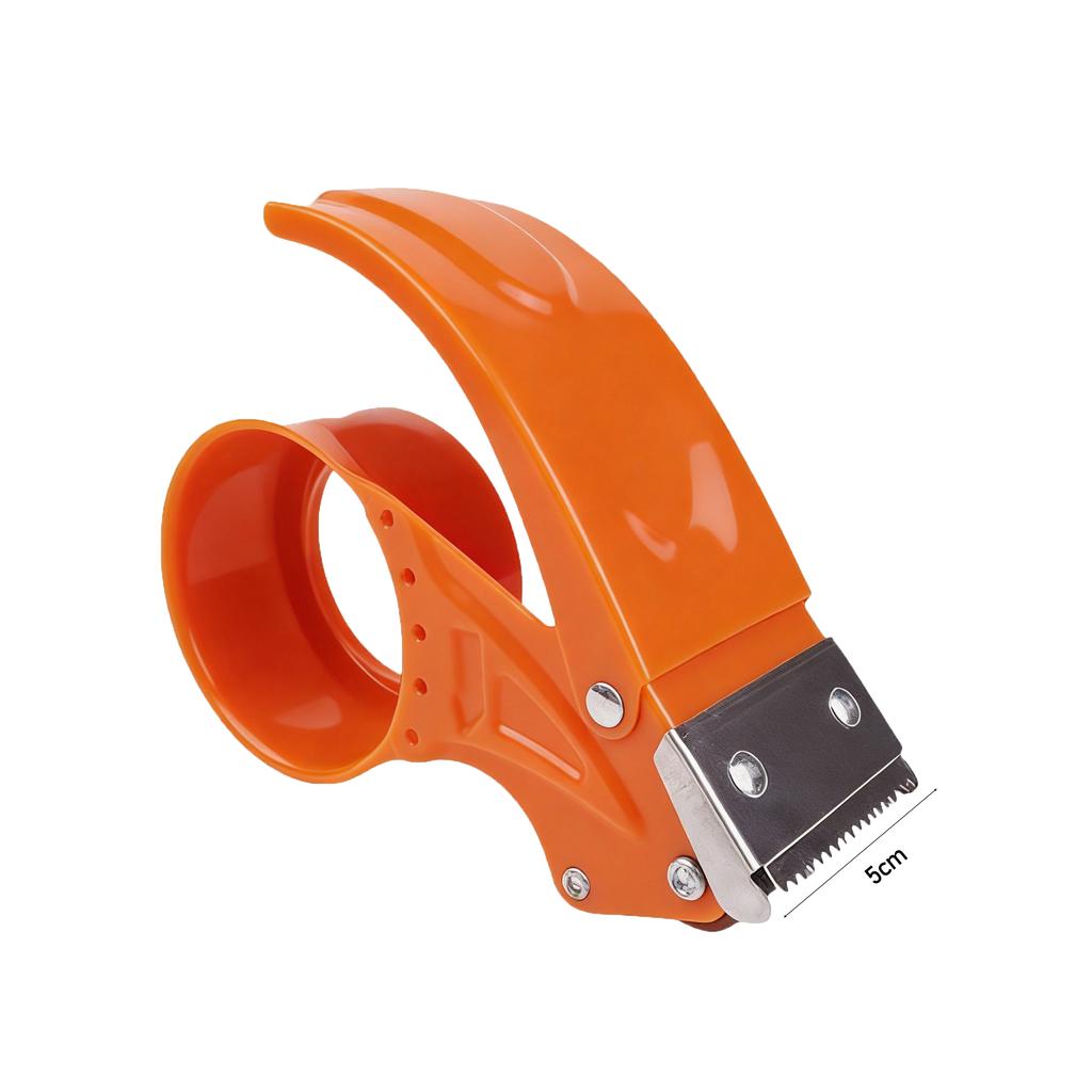 5cm/6cm Shipping Tape Slitter Metal Tape Dispenser Handheld Tape Cutter Ideal for Moving, Mailing, Box Sealing, and Shipping