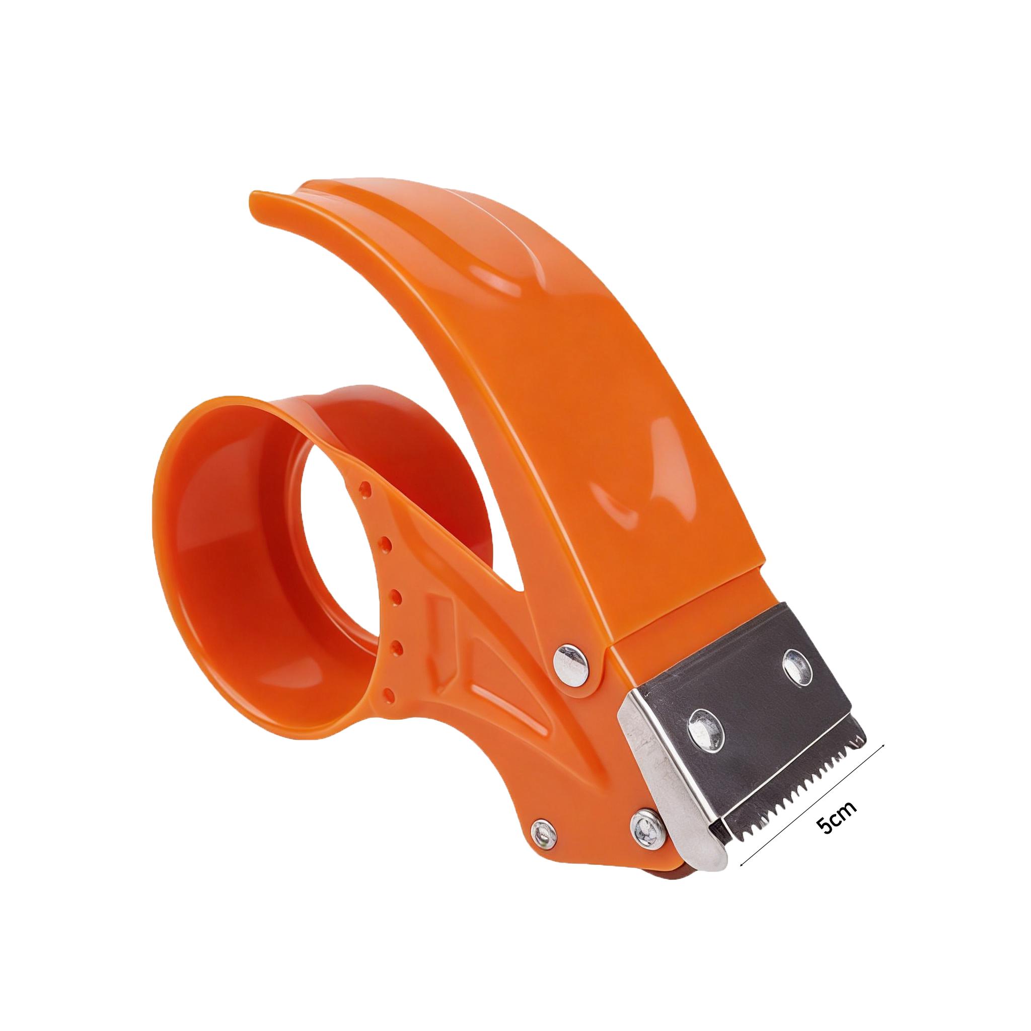 

5cm/6cm Shipping Tape Slitter Metal Tape Dispenser Handheld Tape Cutter Ideal for moving, mailing, box sealing, and shipping