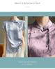 Women's 2025 Spring/Summer Chinese Faux Silk Jacquard Shirt - National Trend Tang Suit with Stand Collar and Diagonal Placket