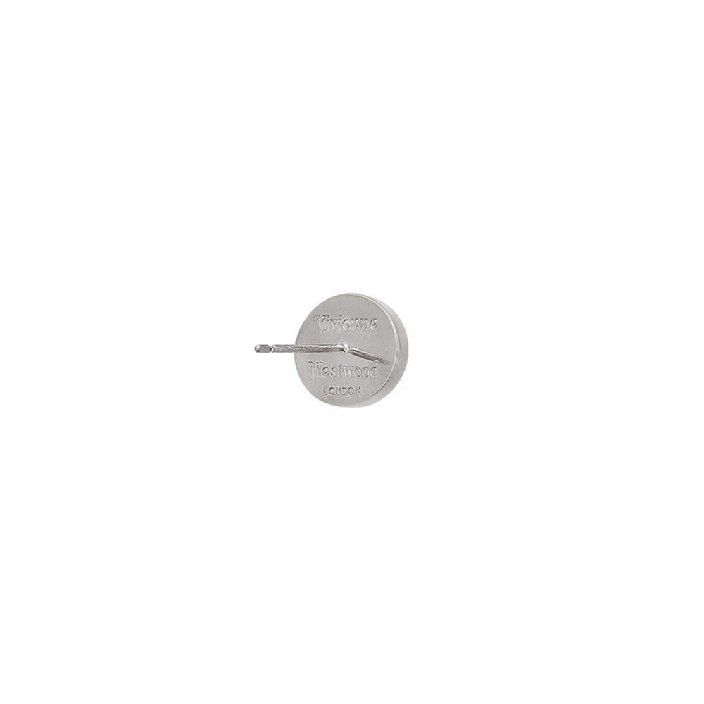 VIVIENNE WESTWOOD Earrings Janus Single Stud Earrings In Platinum and Silver
