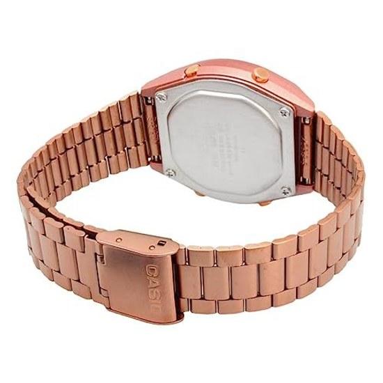 CASIO Digital Wristwatch Vintage Series B640WC-5A Unisex Rose Gold Overseas Model