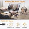USB Desk Fan 5 Inch Desktop Silent Fan Air Circulator 2 Speeds 360 Rotation