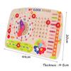 Children Calendar Clock Wooden Toys Montessori Parish Learning Time Activity Set Season Date Cognitive Learning Games for Kids