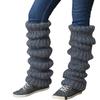 Calze Lunghe da Donna a Coscia Lavorate a Maglia all'Uncinetto Scaldamuscoli Invernali Morbidi e Larghi per la Gamba