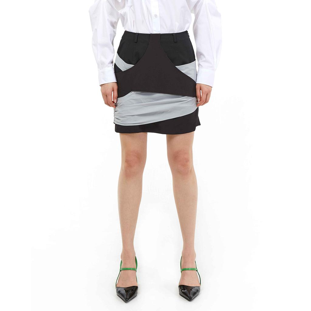 Kimjisu In&Out Skirt _ Black