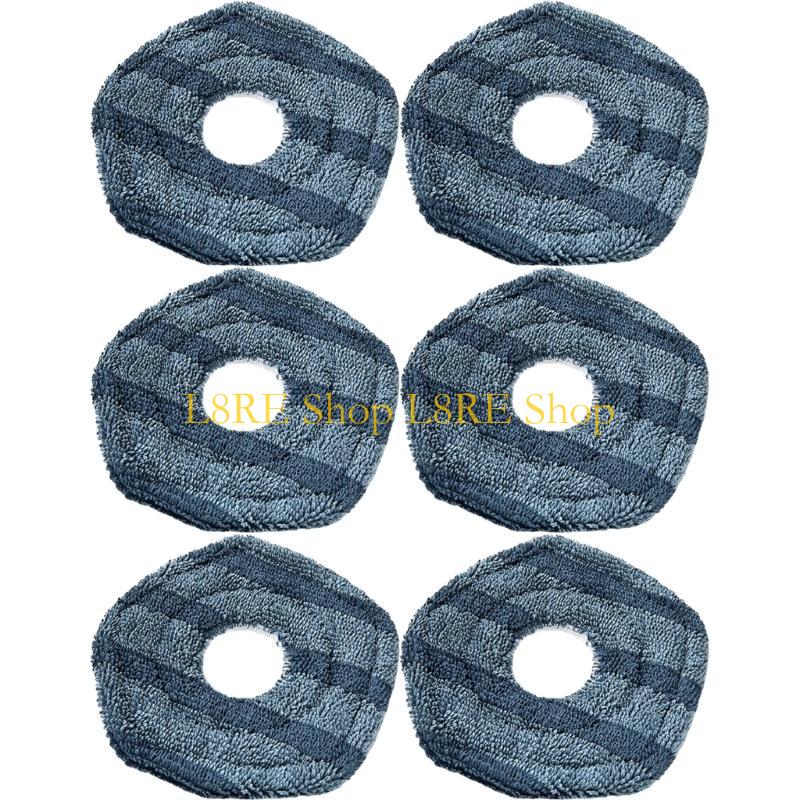L8RE Convenient Mop Cloths Sweeping Robot Mop Cloth Sweeping Robot Replacement Part Fibre Texture Mopping Cloth Mopping Pad