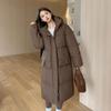 Fashionable Winter Oversized Coat with Big Pockets and Loose Fit for Women