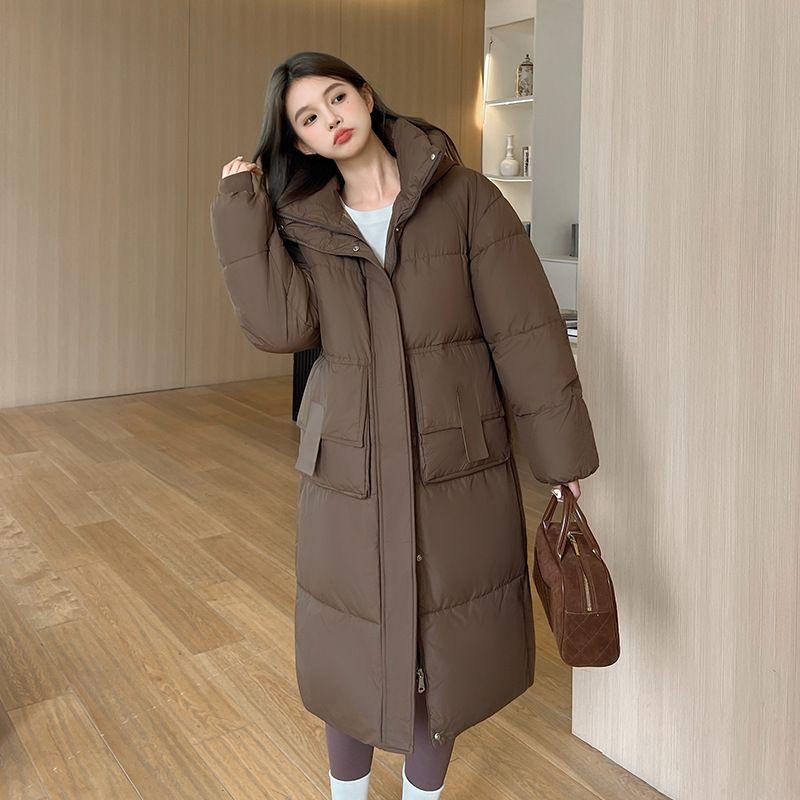 Fashionable Winter Oversized Coat with Big Pockets and Loose Fit for Women