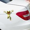 Quirky Big-eyed Frog Glass Car Beautification Decoration Window Sticker