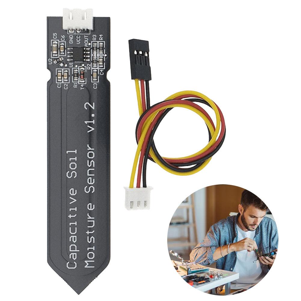 10/20Pcs Capacitive Soil Moisture Sensor Module Wide Voltage 3.3V Moisture Detection Board Corrosion with Gravity for Arduino