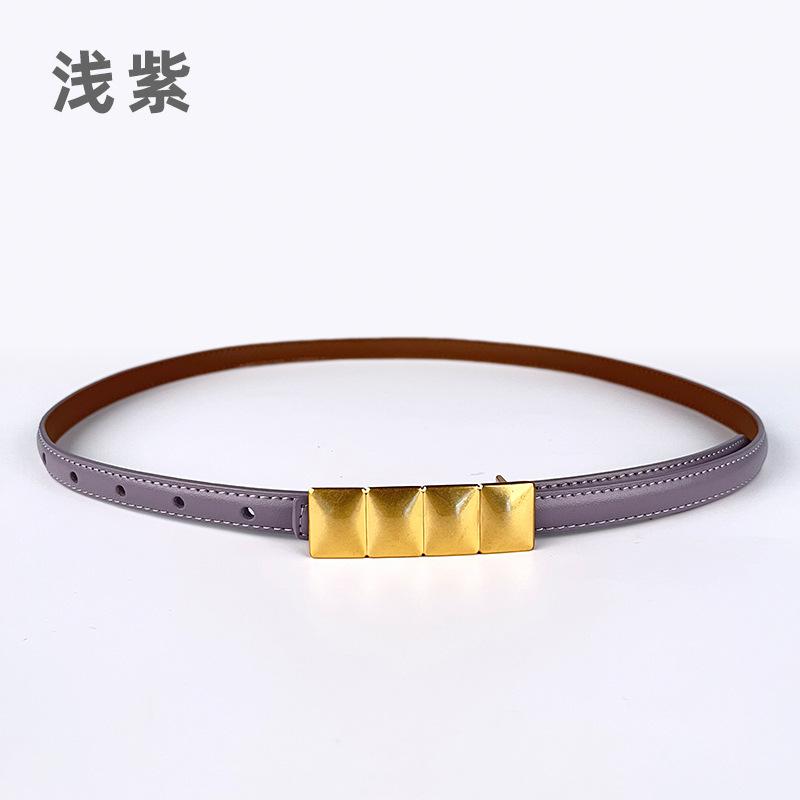 Genuine Leather Women'S Belt Retro Two-Layer Cowhide Belt With Jeans Casual Pants Belt Women'S Model