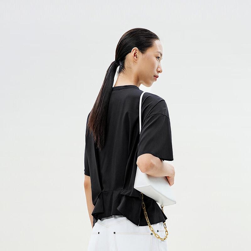 LESS 2025 Summer Stand Collar Short Sleeve Shirt