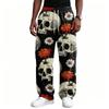 Men's Loose Fit Wide Leg Casual Pants Streetwear Comfortable Trousers
