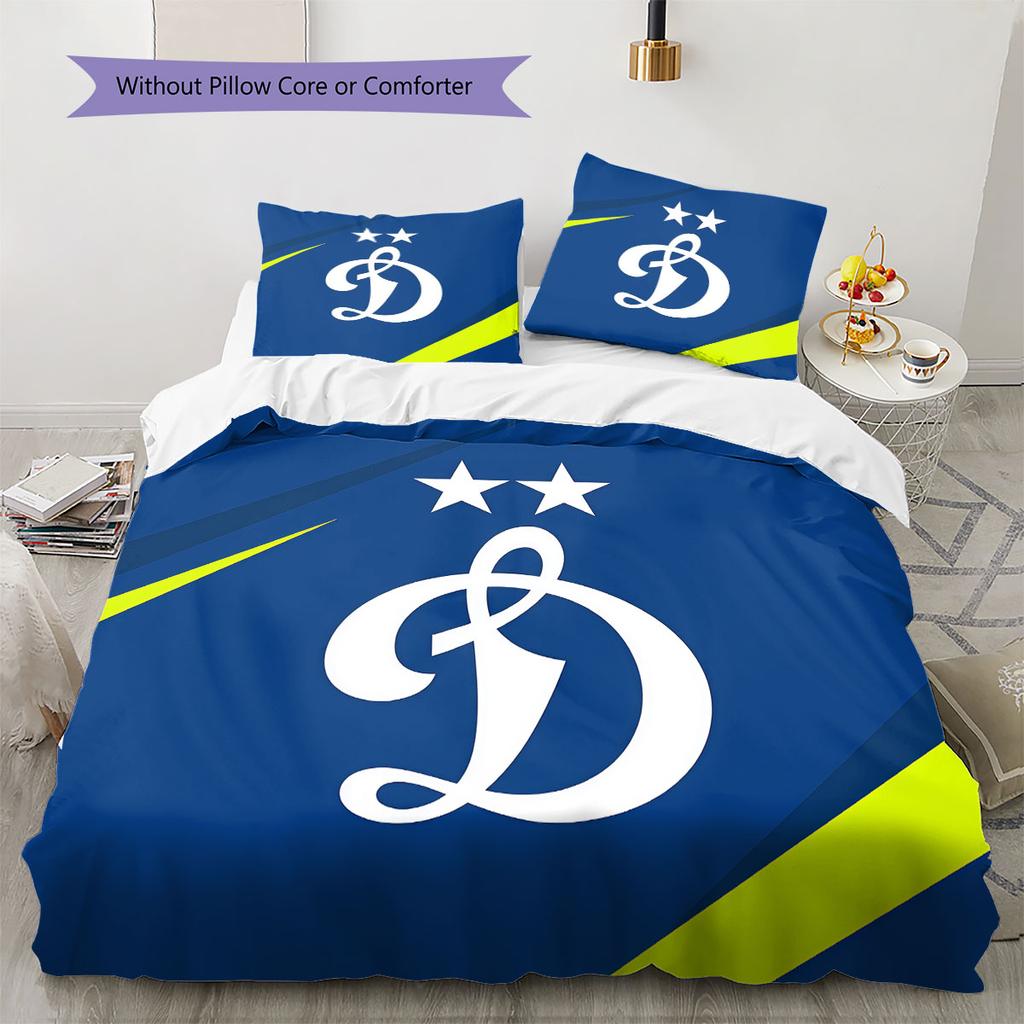 Dynamo Moscow Glory Bedding Quilt Set Quilt Cover Pillowcase Home Decoration Birthday Gift (1 * Duvet Cover + 2 * Pillowcase, Without Core)