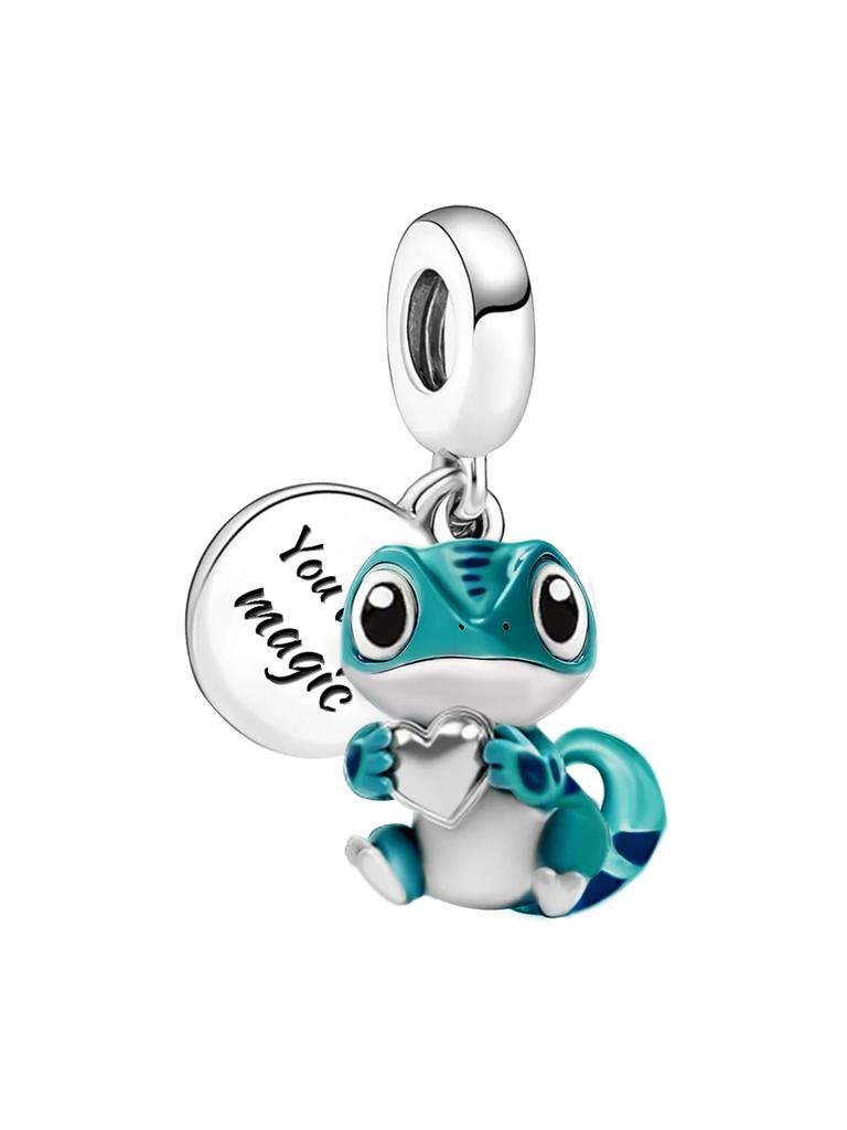 Silve Cross Travel Bible Cat Dog Chameleon Pet Charms Bead Diy Bracelet Bangle Of High Quality Fine Jewelry
