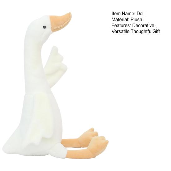 Long Neck Goose Plush Doll, Soft Stuffed Animal, Cute Fluffy Swan Pillow for Bedroom Decor, Sleep Companion Gift for Toddlers And Adults