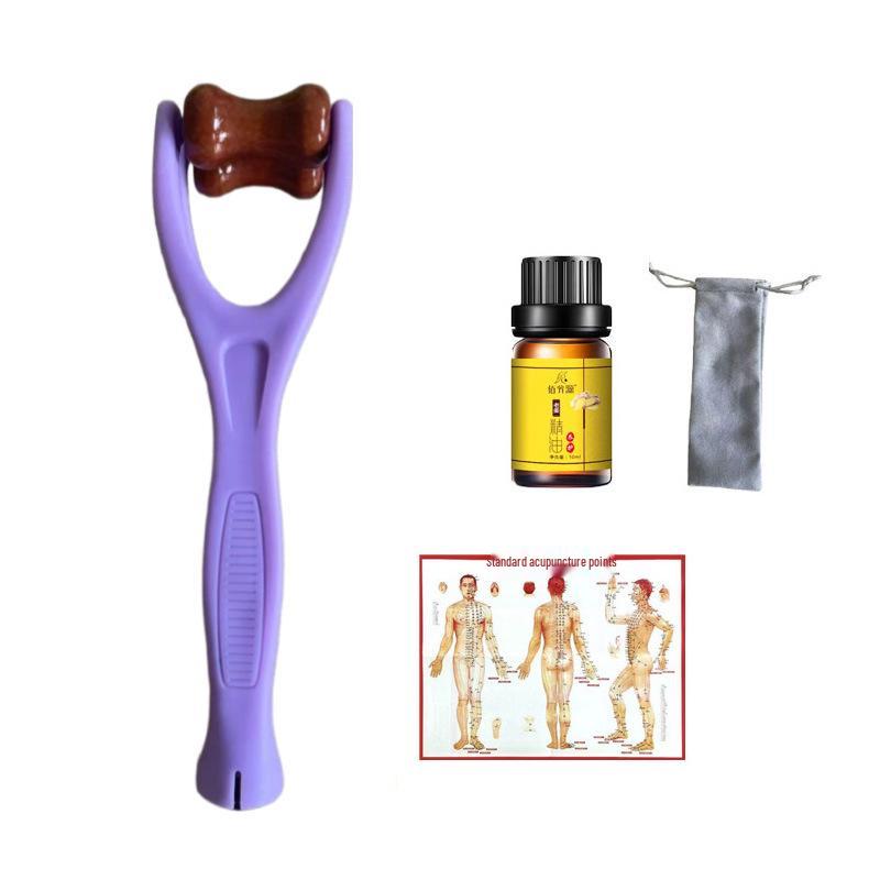 Holz Magnetische Perlen Finger Massage Roller