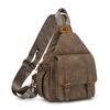PU Damen Retro Brusttasche Mehrzweck Große Kapazität Umhängetasche Leichter Rucksack
