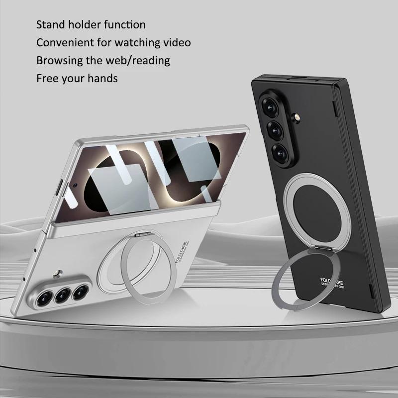 Magnets Magnetic 360 Rotating Ring Holder Protector Case For Samsung Galaxy Z Fold8 Ultra Fold 8